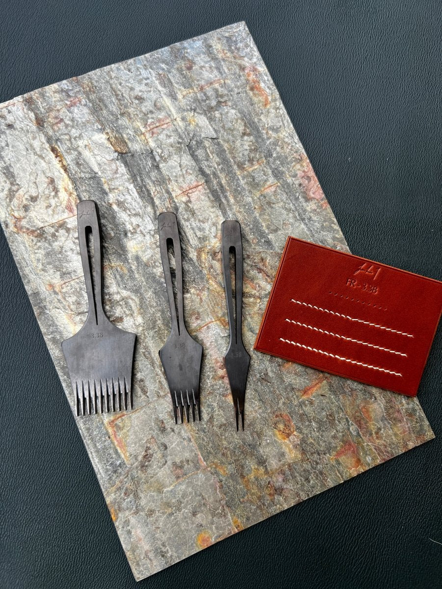 3.38mm French Pricking Irons - JunLinLeather