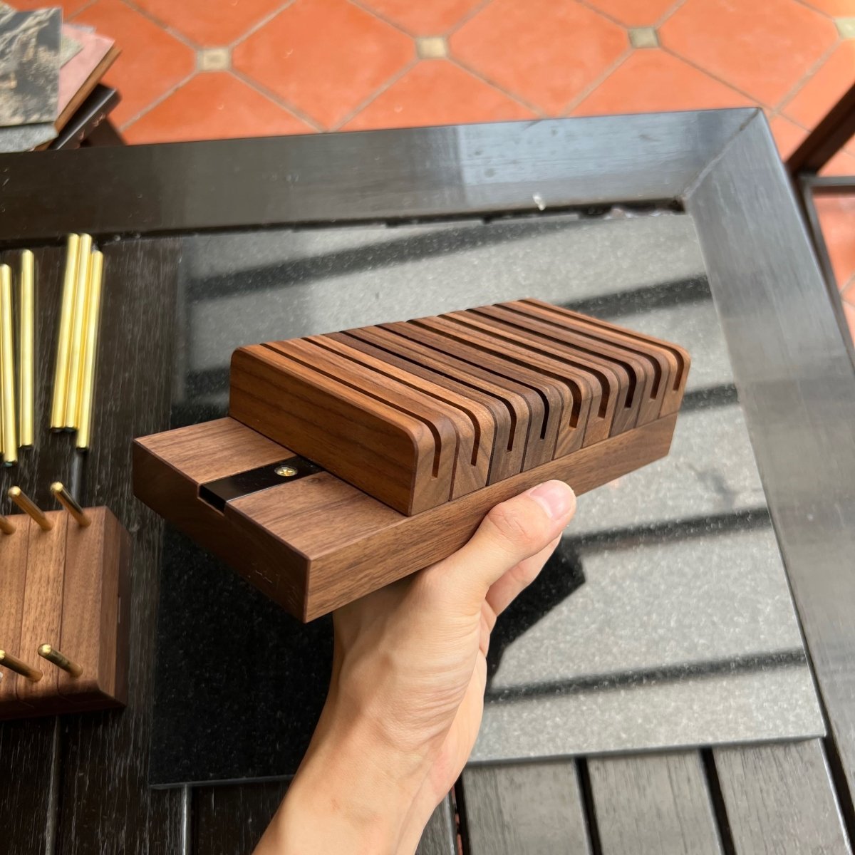 Large Edge Painting Rack-JunLinLeather
