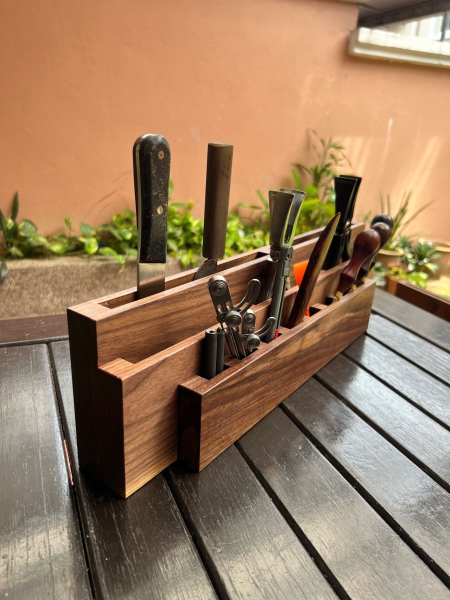 Large Tool Organizer with built-in magnet-JunLinLeather