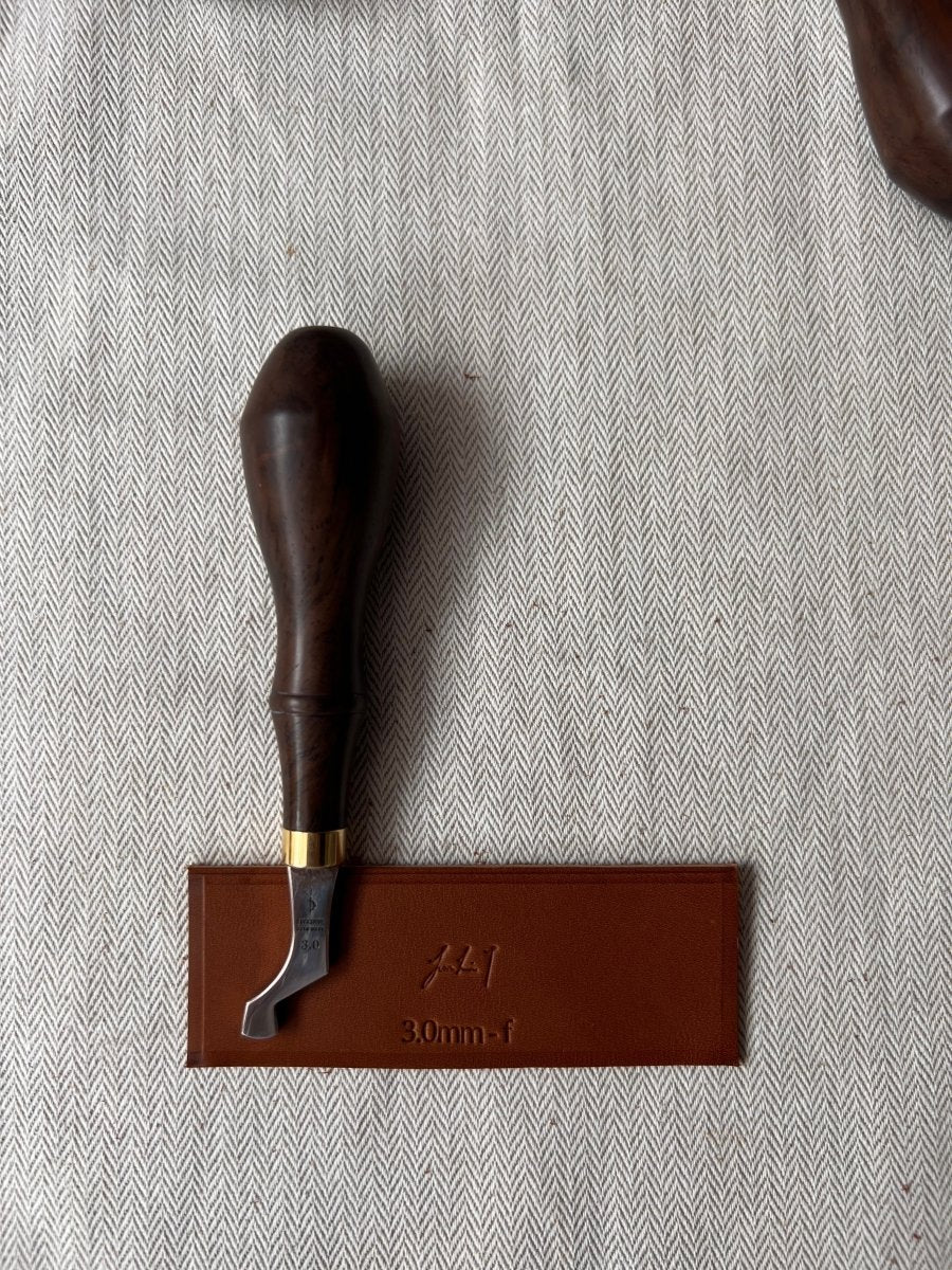 Yorkshine flat edge creaser - JunLinLeather