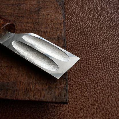 Journey Skiver - Amboyna Burl (28mm) - JunLinLeather