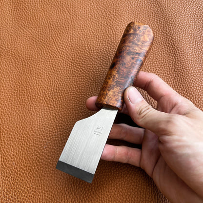 Journey Skiver - Amboyna Burl (36mm) - JunLinLeather