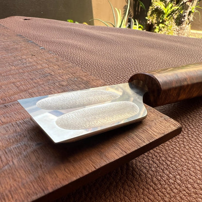 Journey Skiver - Amboyna Burl (36mm) - JunLinLeather