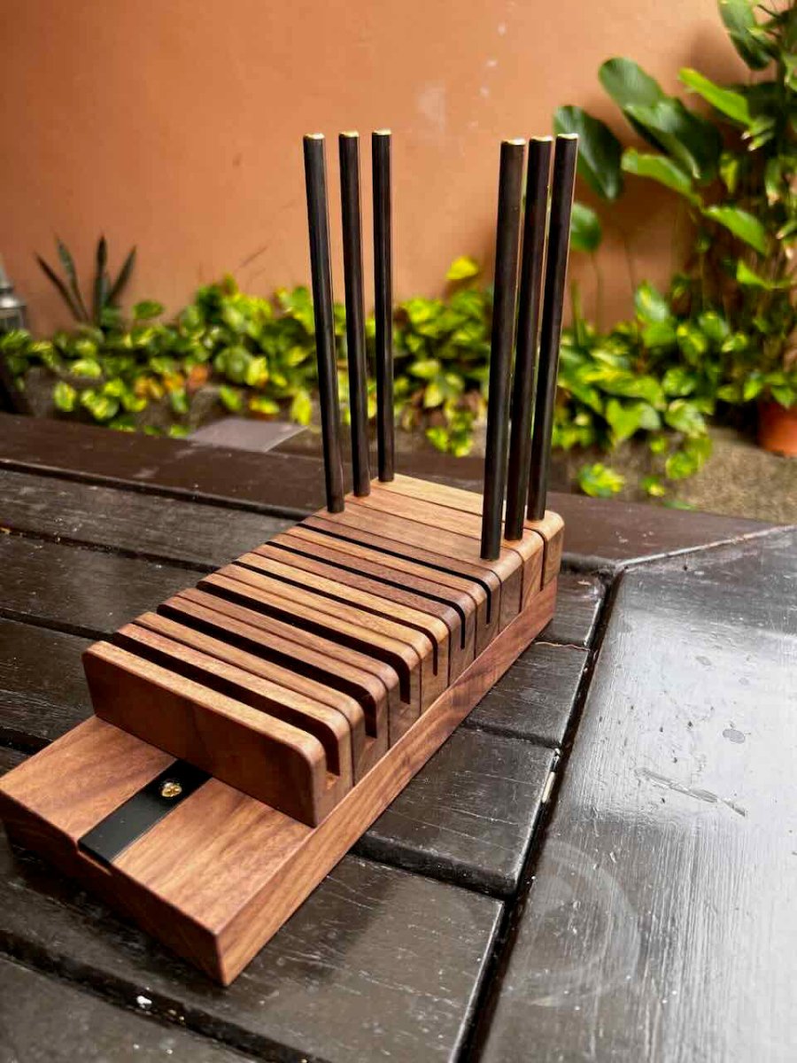 Large Edge Painting Rack with support rods - JunLinLeather