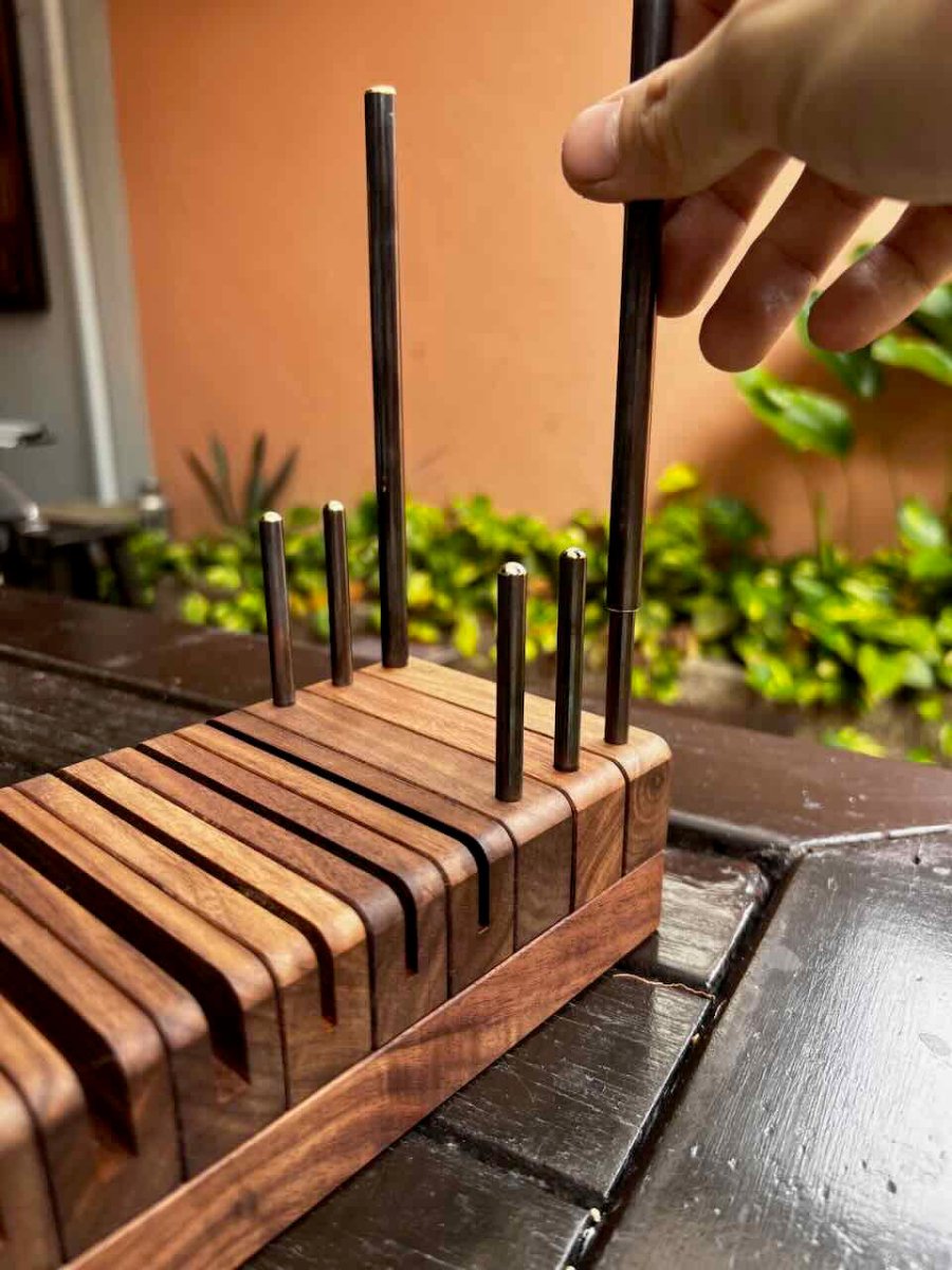 Large Edge Painting Rack with support rods - JunLinLeather