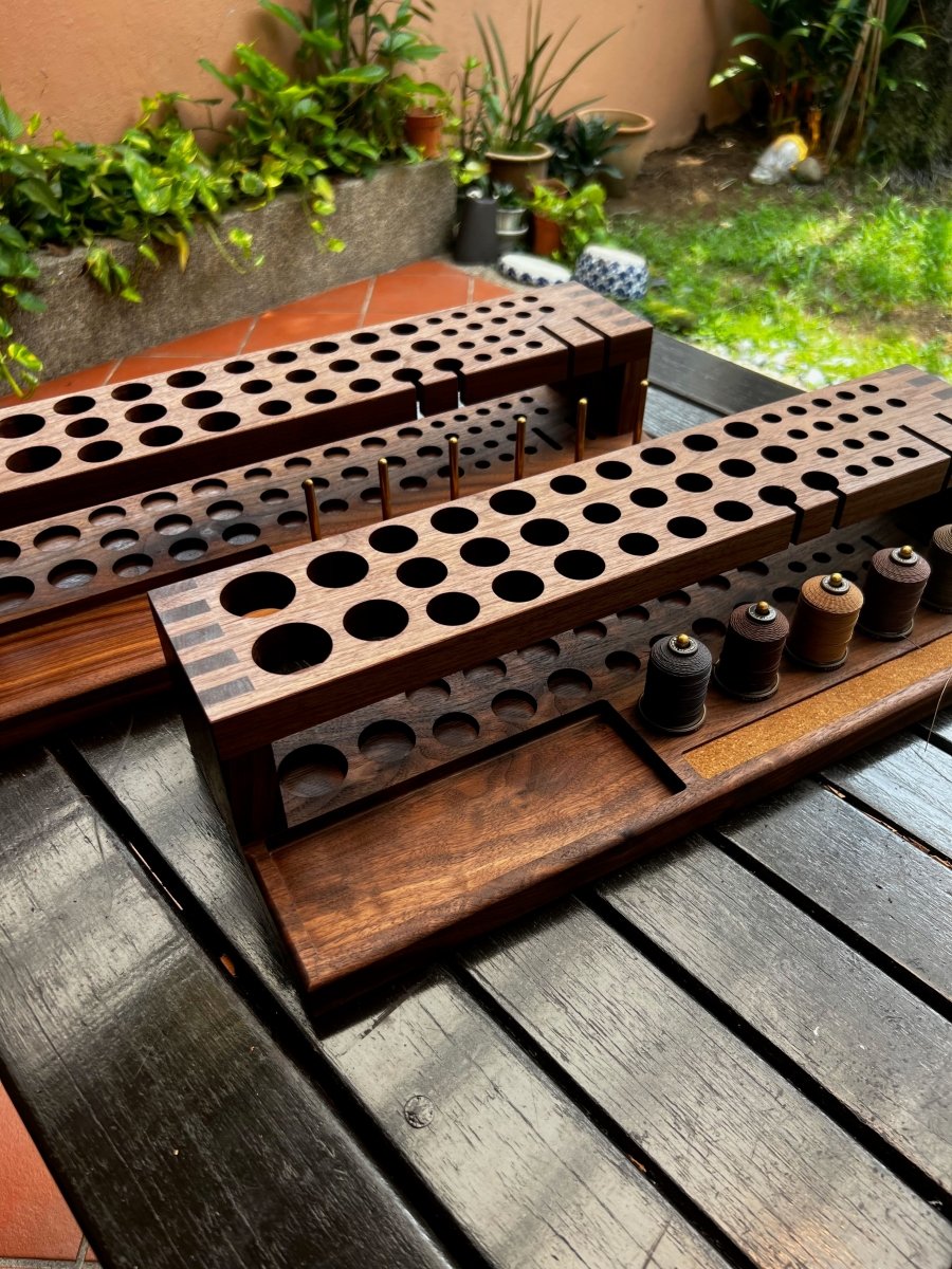 Large Tool Rack with Extended Platform - JunLinLeather