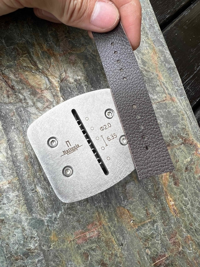 NatTools Watch Strap Self Centering Hole Punch - JunLinLeather